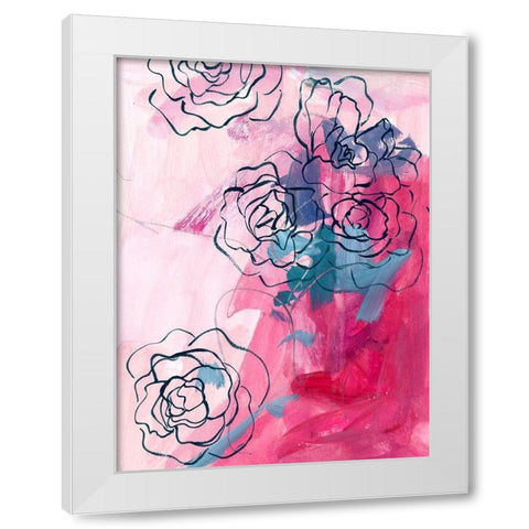 Inner Music II White Modern Wood Framed Art Print by Wang, Melissa