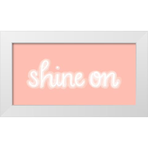 You Glow II White Modern Wood Framed Art Print by Popp, Grace