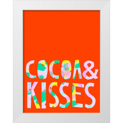 Merry and Bright III White Modern Wood Framed Art Print by Blanckslate