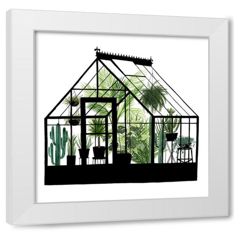 Glass House I White Modern Wood Framed Art Print by Popp, Grace