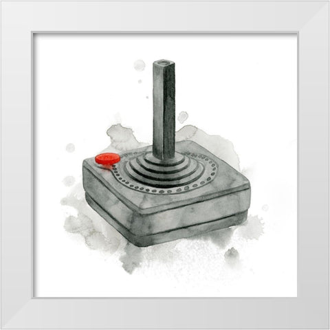 Gamer V White Modern Wood Framed Art Print by Popp, Grace