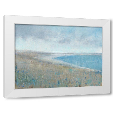 Misty Bay View I White Modern Wood Framed Art Print by OToole, Tim