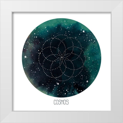 Celestial Orb III White Modern Wood Framed Art Print by Popp, Grace