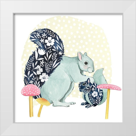 Flower Children III White Modern Wood Framed Art Print by Popp, Grace