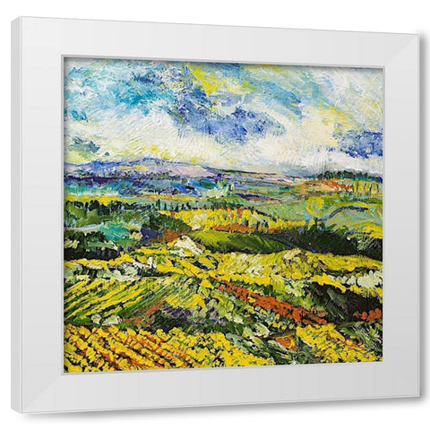 Its All New White Modern Wood Framed Art Print by Friedlander, Allen