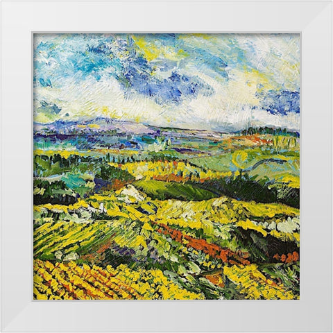 Its All New White Modern Wood Framed Art Print by Friedlander, Allen