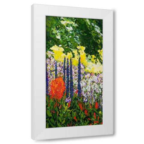 Under the Branch I White Modern Wood Framed Art Print by Friedlander, Allen