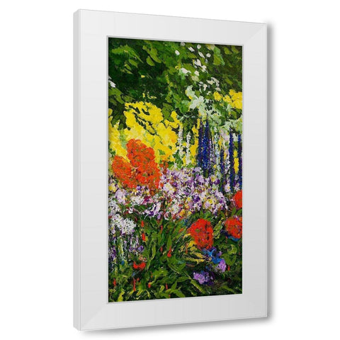 Under the Branch II White Modern Wood Framed Art Print by Friedlander, Allen