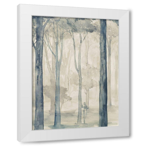 Custom Whispering Woodland I White Modern Wood Framed Art Print by Popp, Grace