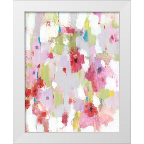 Accent Color II White Modern Wood Framed Art Print by OToole, Tim