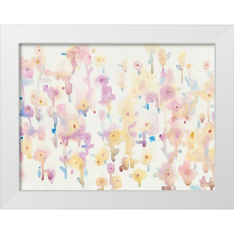 Liquefy I White Modern Wood Framed Art Print by OToole, Tim