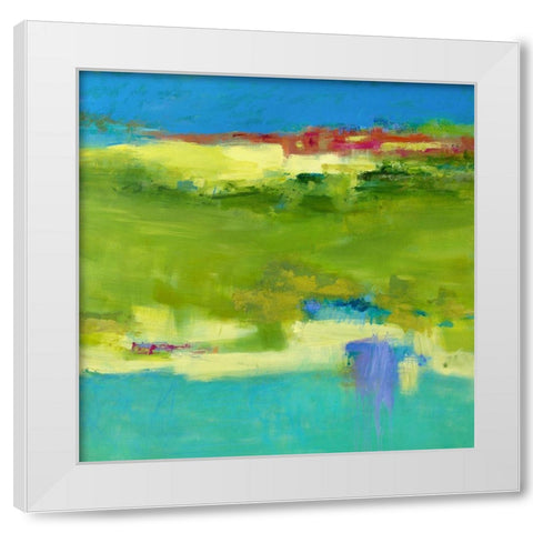 Field Notes White Modern Wood Framed Art Print by Bothne, Janet