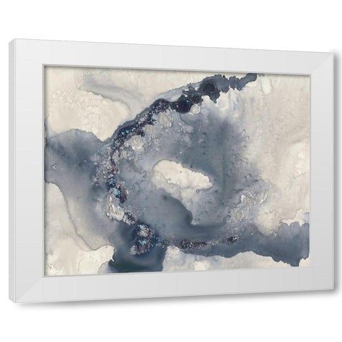 Celestial Paynes II White Modern Wood Framed Art Print by Goldberger, Jennifer