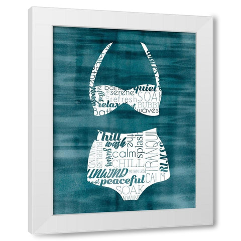 Suit Speak III White Modern Wood Framed Art Print by Popp, Grace