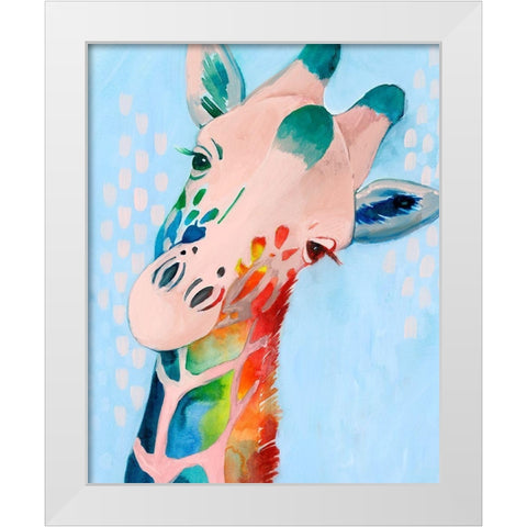 Jungle Spectrum II White Modern Wood Framed Art Print by Popp, Grace