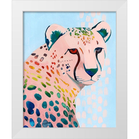Jungle Spectrum III White Modern Wood Framed Art Print by Popp, Grace