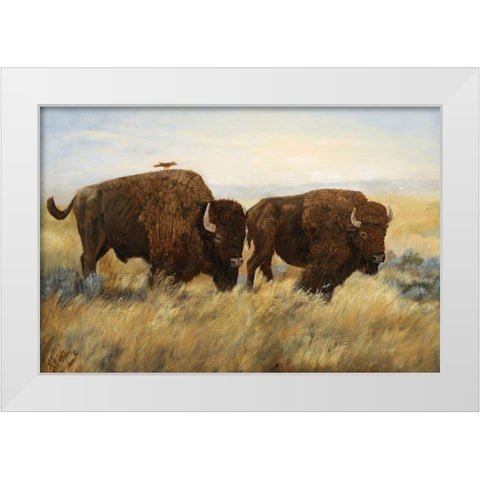 Hitchhiker I White Modern Wood Framed Art Print by Winkler, Kathy