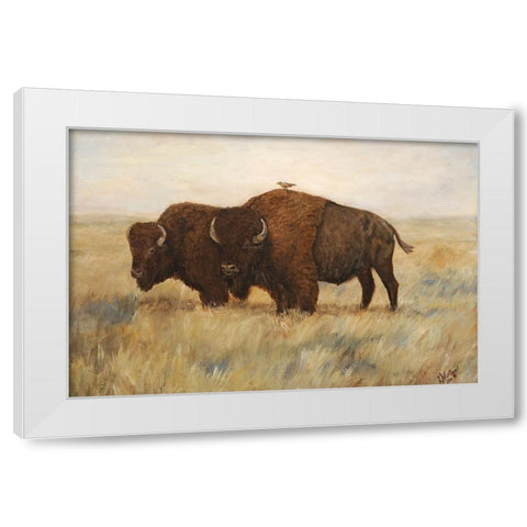 Hitchhiker II White Modern Wood Framed Art Print by Winkler, Kathy