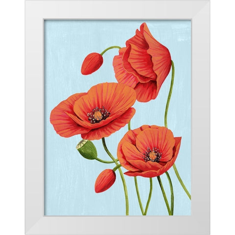 Poppy Topple II White Modern Wood Framed Art Print by Popp, Grace