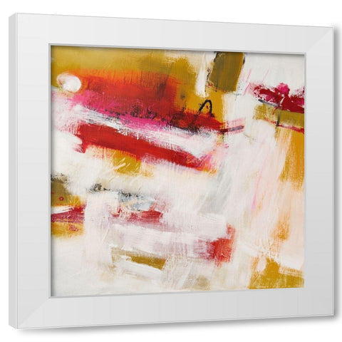 Sum of its Parts I White Modern Wood Framed Art Print by Bothne, Janet