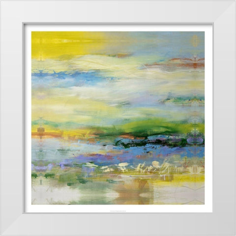 Call of the Calm White Modern Wood Framed Art Print by Bothne, Janet
