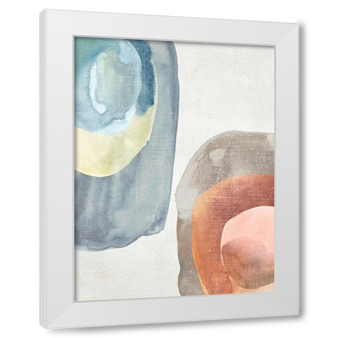 Light Conversation I White Modern Wood Framed Art Print by Zarris, Chariklia