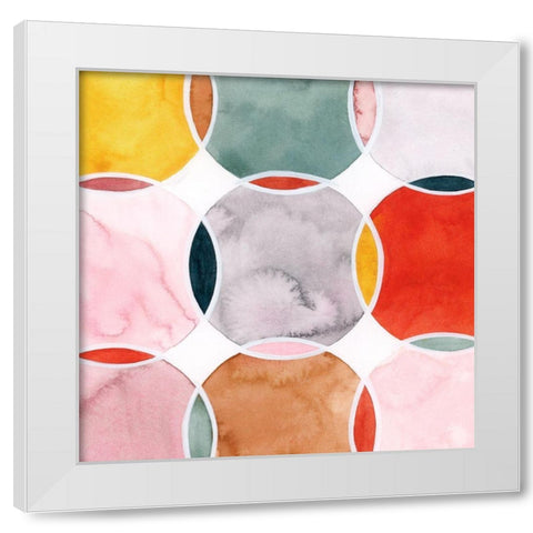 Sensical V White Modern Wood Framed Art Print by Popp, Grace
