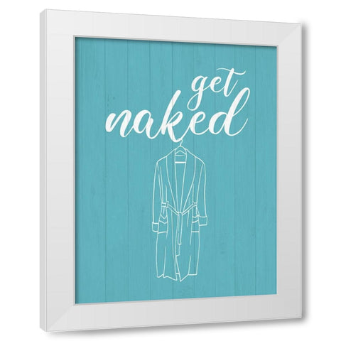 Bathroom Suggestions I White Modern Wood Framed Art Print by Popp, Grace