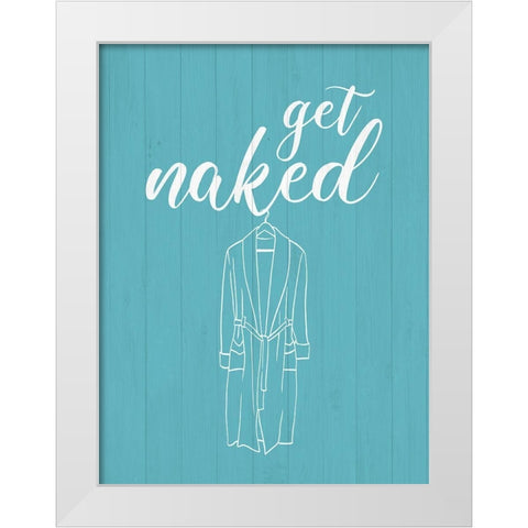 Bathroom Suggestions I White Modern Wood Framed Art Print by Popp, Grace