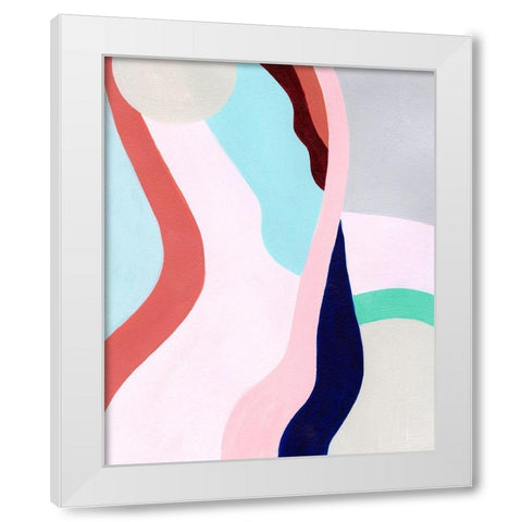 Pastel Highlands IV White Modern Wood Framed Art Print by Popp, Grace