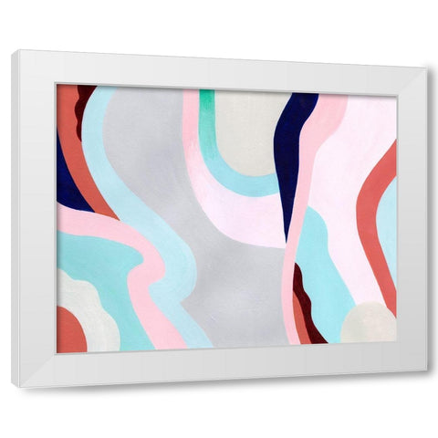 Pastel Highlands VI White Modern Wood Framed Art Print by Popp, Grace