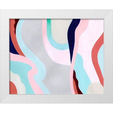 Pastel Highlands VI White Modern Wood Framed Art Print by Popp, Grace