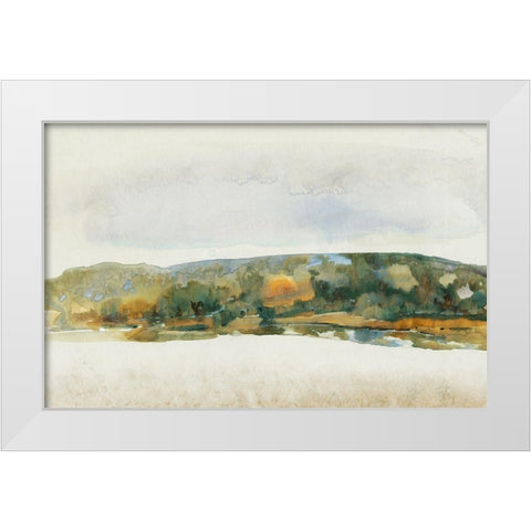 Afternoon Quiet II White Modern Wood Framed Art Print by OToole, Tim