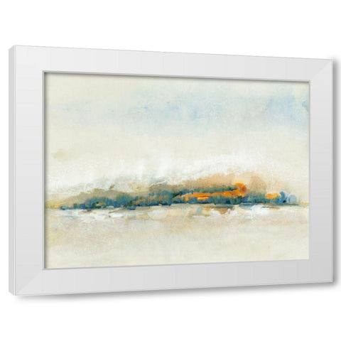 Bass Island I White Modern Wood Framed Art Print by OToole, Tim