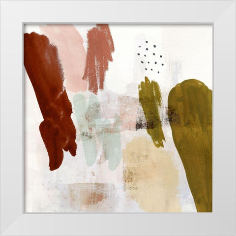 Soft Solace I White Modern Wood Framed Art Print by Borges, Victoria