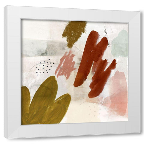 Soft Solace II White Modern Wood Framed Art Print by Borges, Victoria