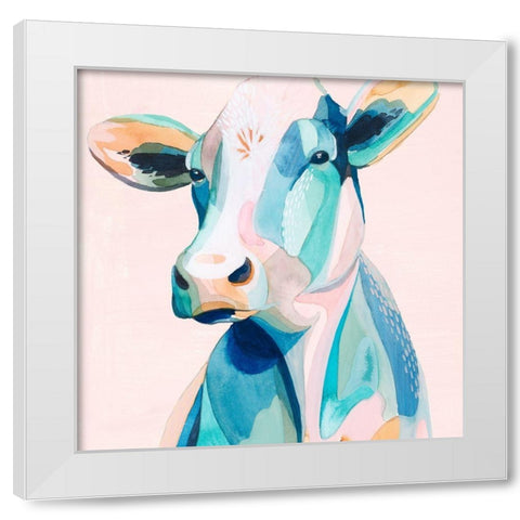 Pastel Pasture II White Modern Wood Framed Art Print by Popp, Grace