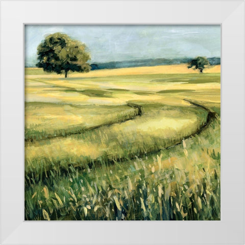 Eau Pleine View I White Modern Wood Framed Art Print by Borges, Victoria