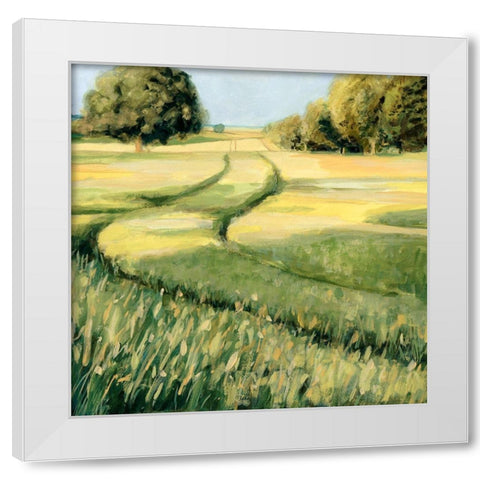 Eau Pleine View II White Modern Wood Framed Art Print by Borges, Victoria