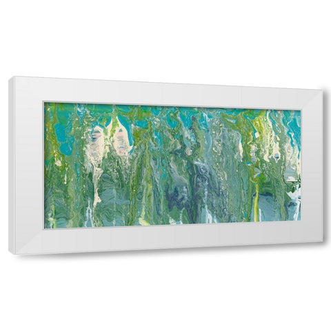 Molten Glass II White Modern Wood Framed Art Print by Ludwig, Alicia