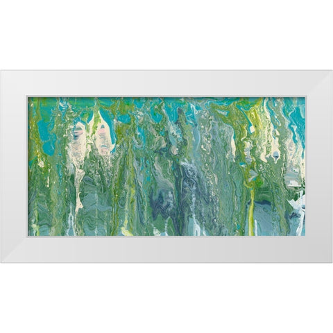 Molten Glass II White Modern Wood Framed Art Print by Ludwig, Alicia