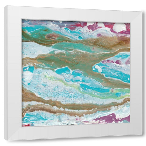 Mermaids Tale I White Modern Wood Framed Art Print by Ludwig, Alicia