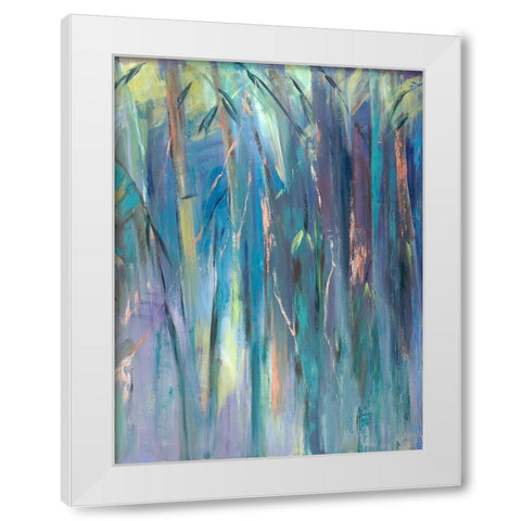 Pastel Jungle Spectrum II White Modern Wood Framed Art Print by Wilkins, Suzanne
