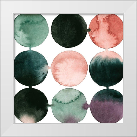 Seafoam Fizz I White Modern Wood Framed Art Print by Popp, Grace