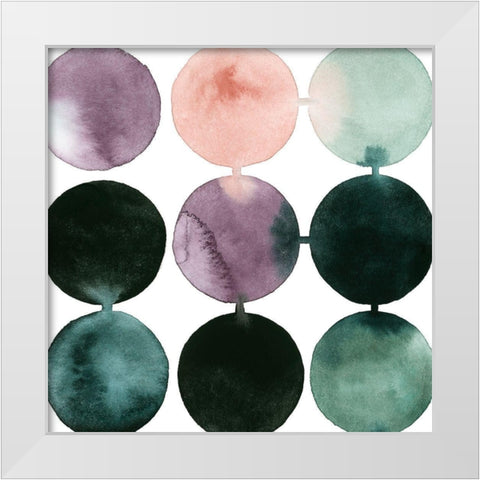 Seafoam Fizz III White Modern Wood Framed Art Print by Popp, Grace