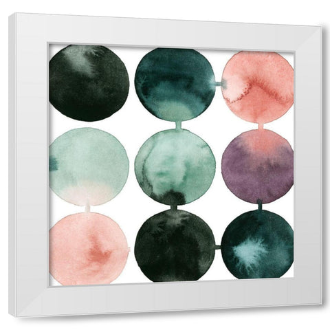 Seafoam Fizz IV White Modern Wood Framed Art Print by Popp, Grace