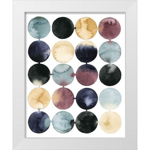 Connective II White Modern Wood Framed Art Print by Popp, Grace