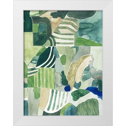 Going Home I White Modern Wood Framed Art Print by Popp, Grace