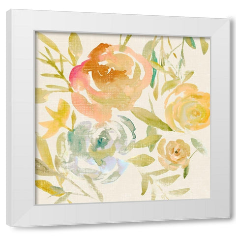 Opaline II White Modern Wood Framed Art Print by Zarris, Chariklia