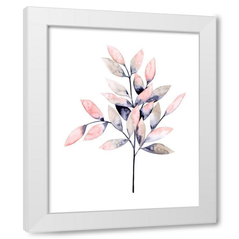 Midnight Branch I White Modern Wood Framed Art Print by Popp, Grace